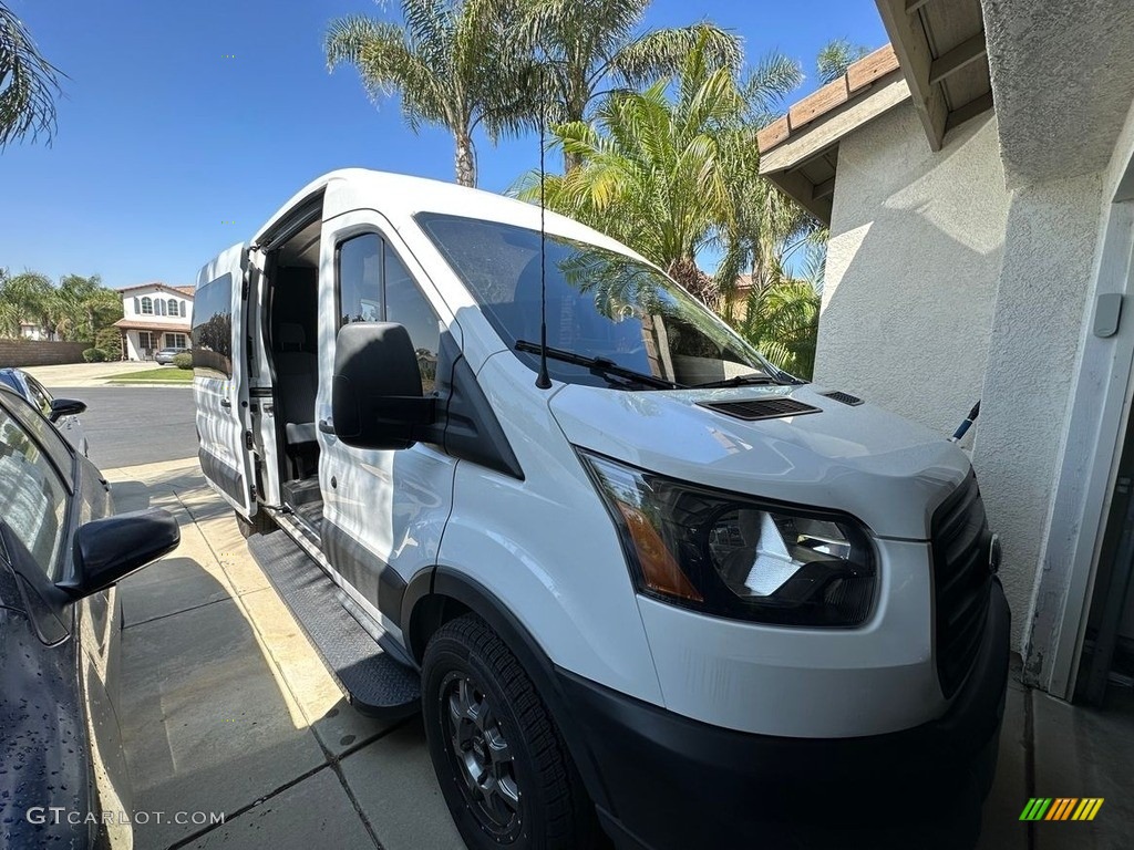 2019 Transit Van 150 LR Long - Oxford White / Pewter photo #3
