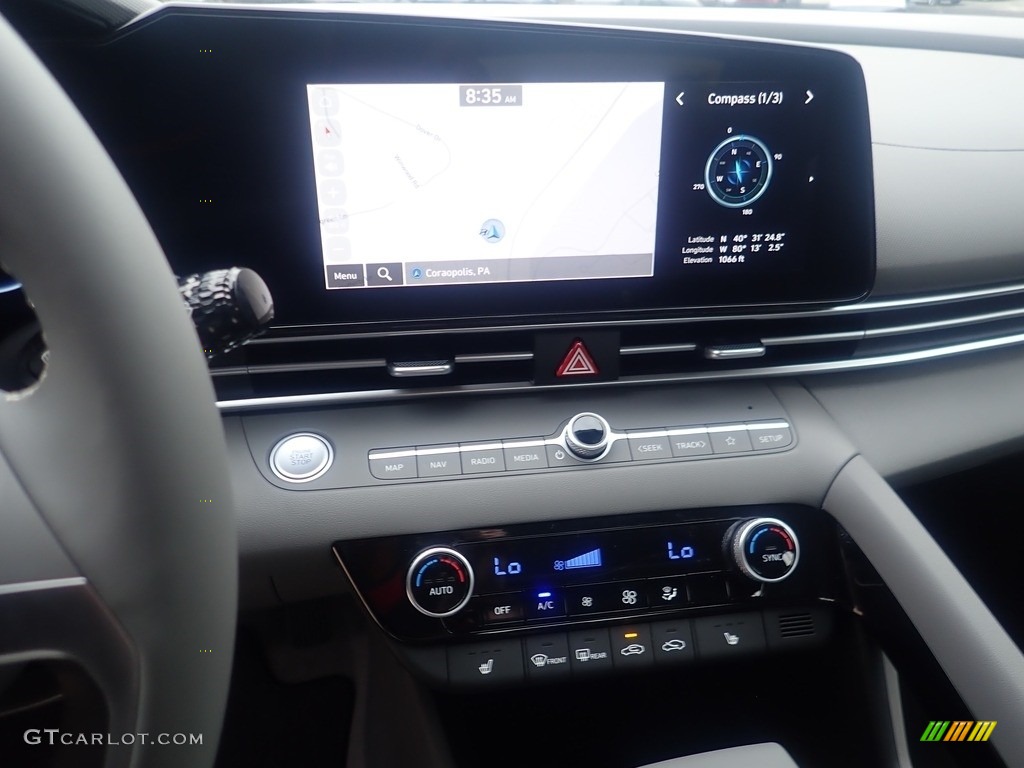 2023 Elantra SEL - Fluid Metal / Medium Gray photo #17
