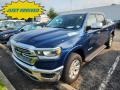 2021 Patriot Blue Pearl Ram 1500 Laramie Crew Cab 4x4  photo #1