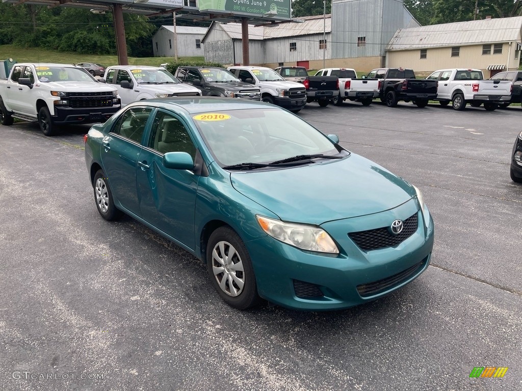 2010 Corolla LE - Capri Sea Metallic / Ash photo #6