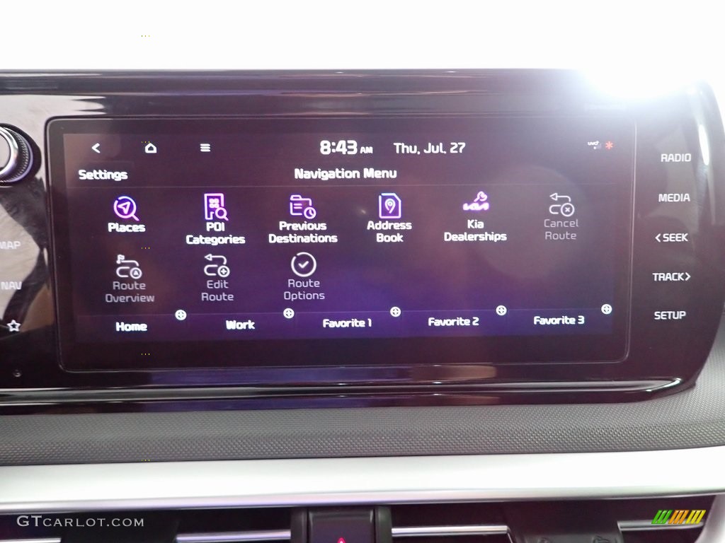 2022 K5 GT-Line AWD - Passion Red Tint Coat / Black photo #4