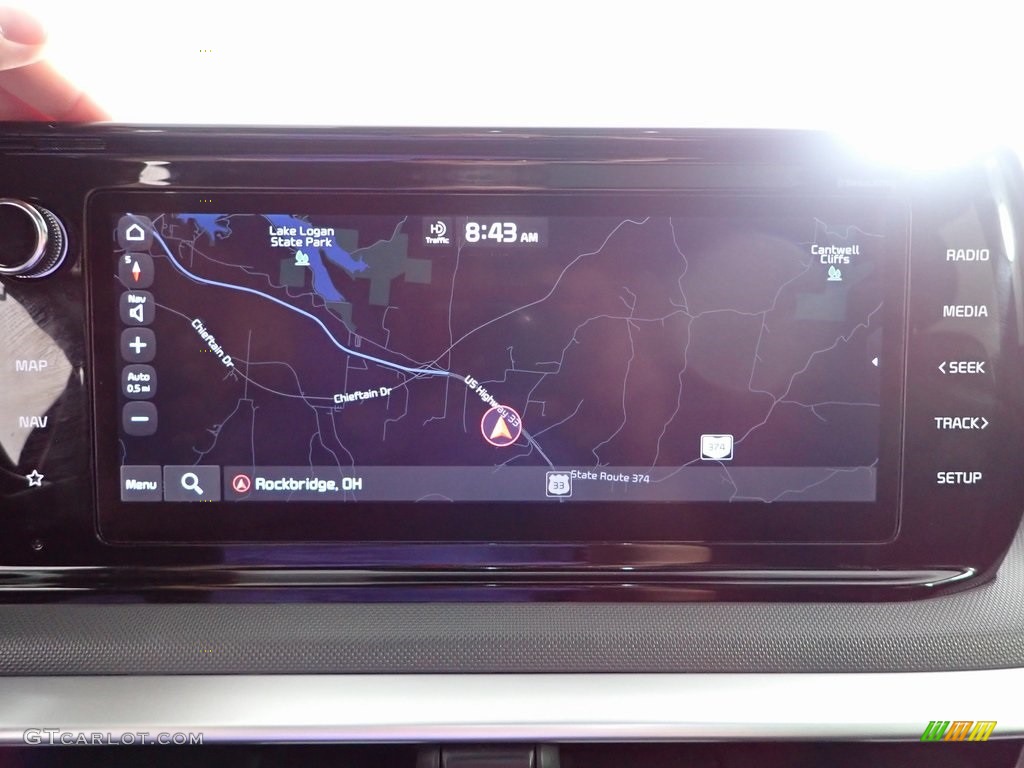 2022 K5 GT-Line AWD - Passion Red Tint Coat / Black photo #5