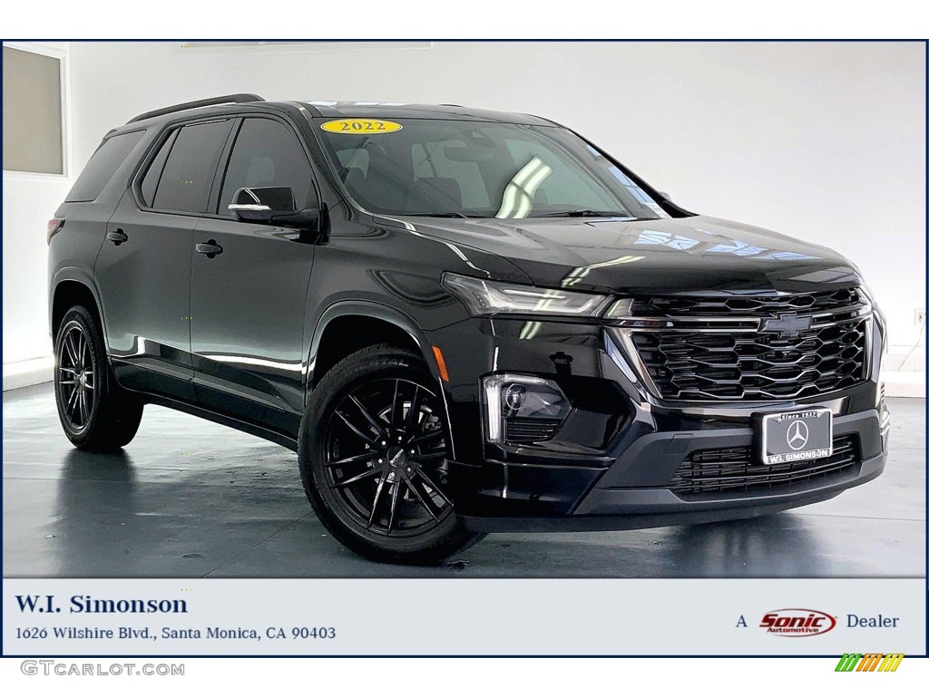 2022 Traverse Premier - Mosaic Black Metallic / Jet Black photo #1