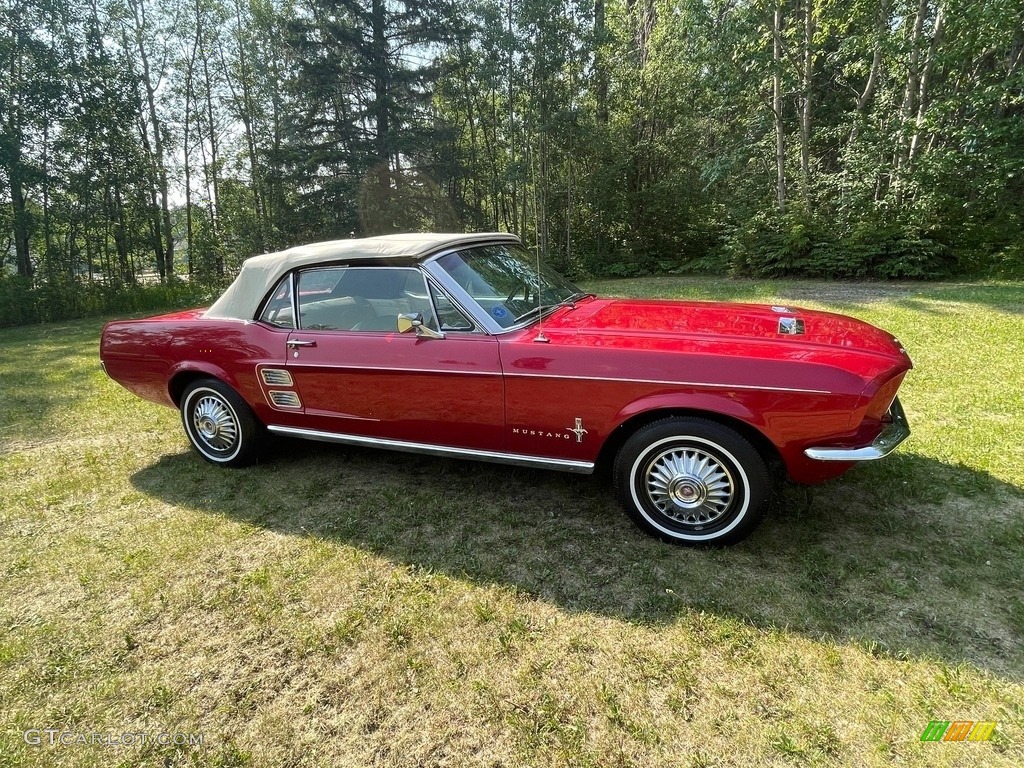 Candyapple Red 1967 Ford Mustang Convertible Exterior Photo #146388520