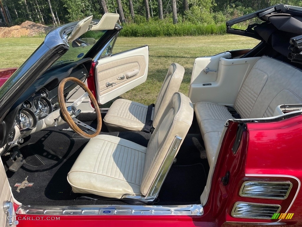 White Interior 1967 Ford Mustang Convertible Photo #146388640