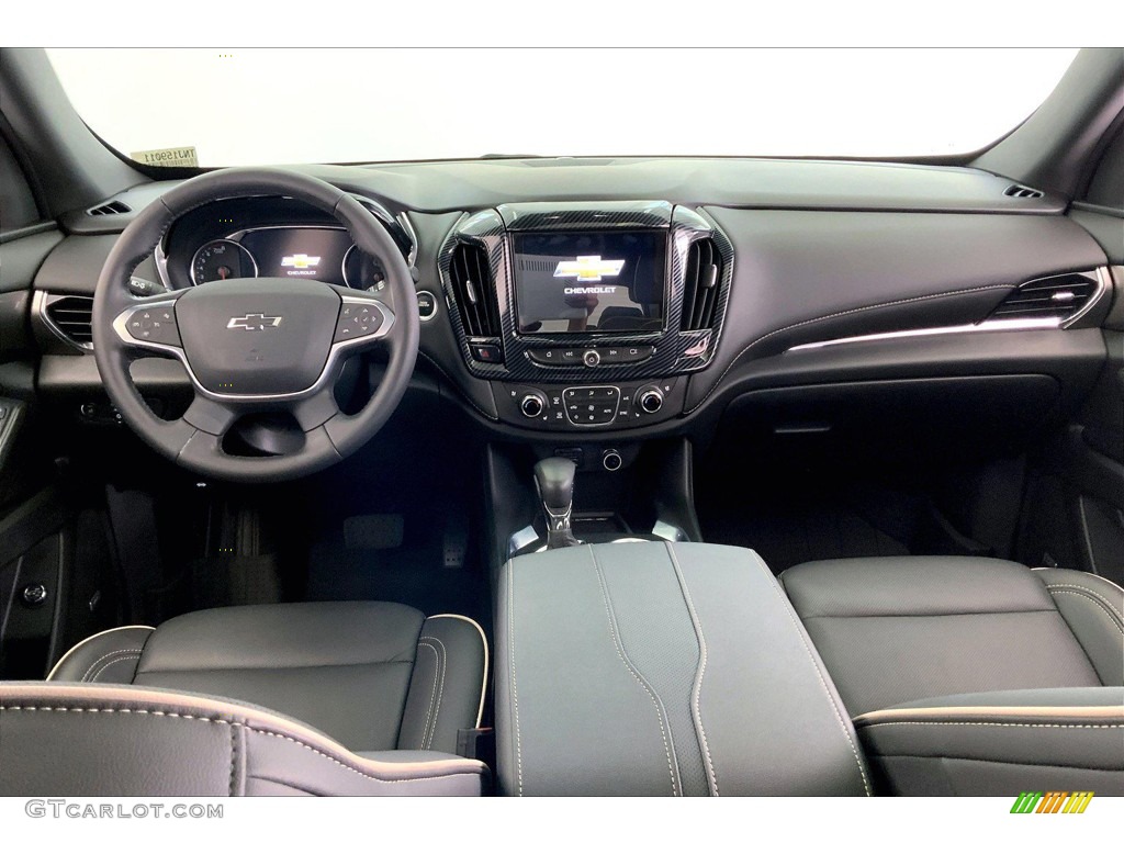 2022 Chevrolet Traverse Premier Jet Black Dashboard Photo #146388821