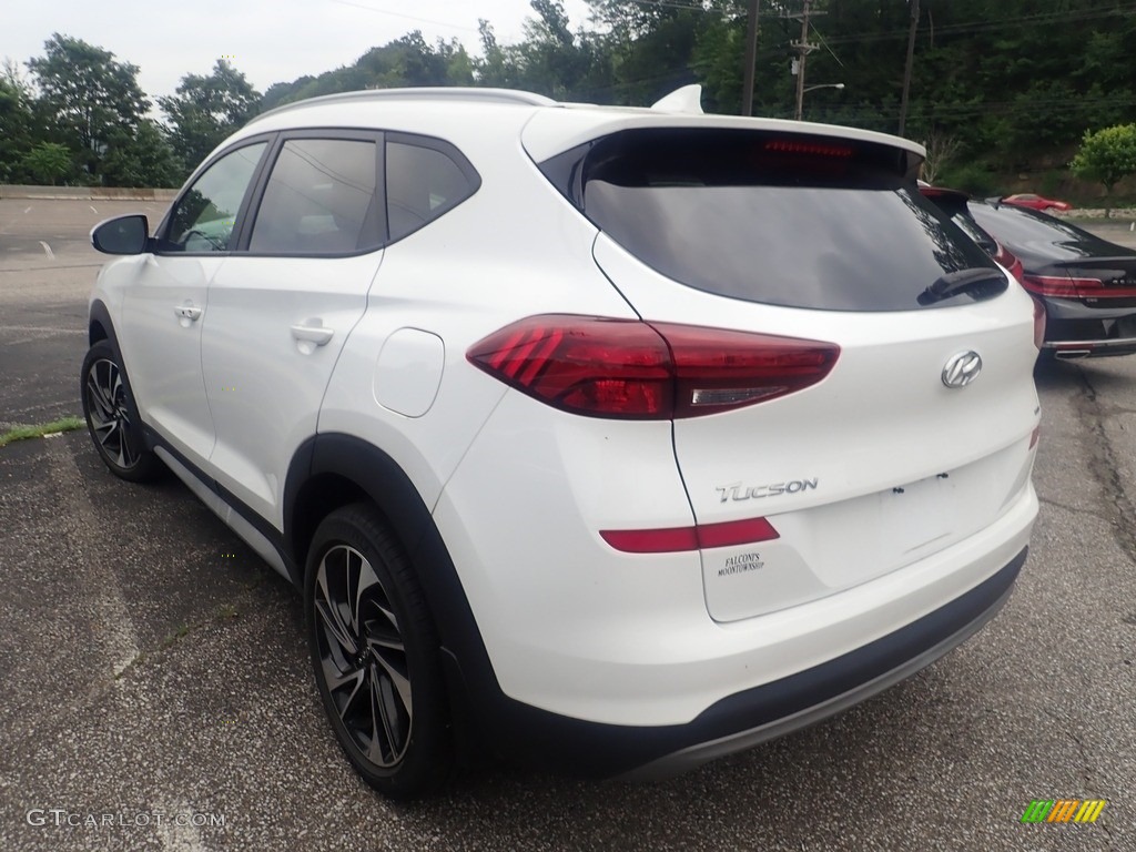2021 Tucson Sport AWD - Winter White / Beige photo #2