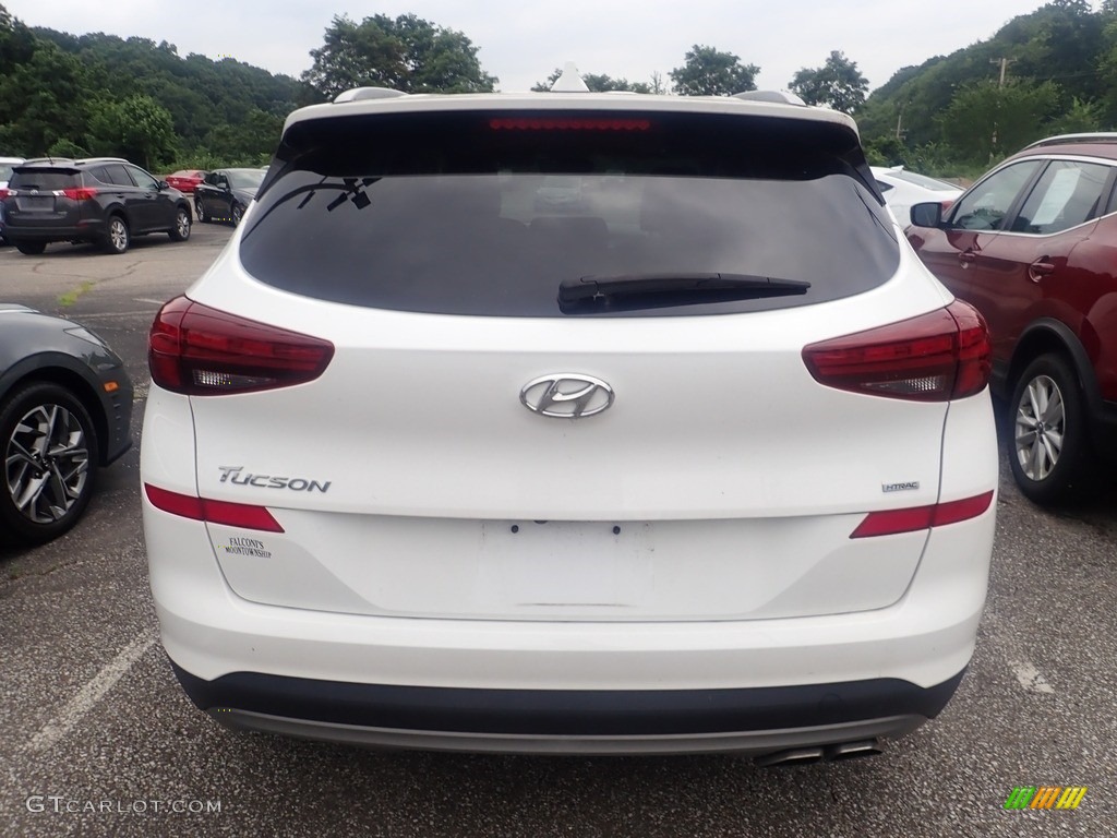 2021 Tucson Sport AWD - Winter White / Beige photo #3