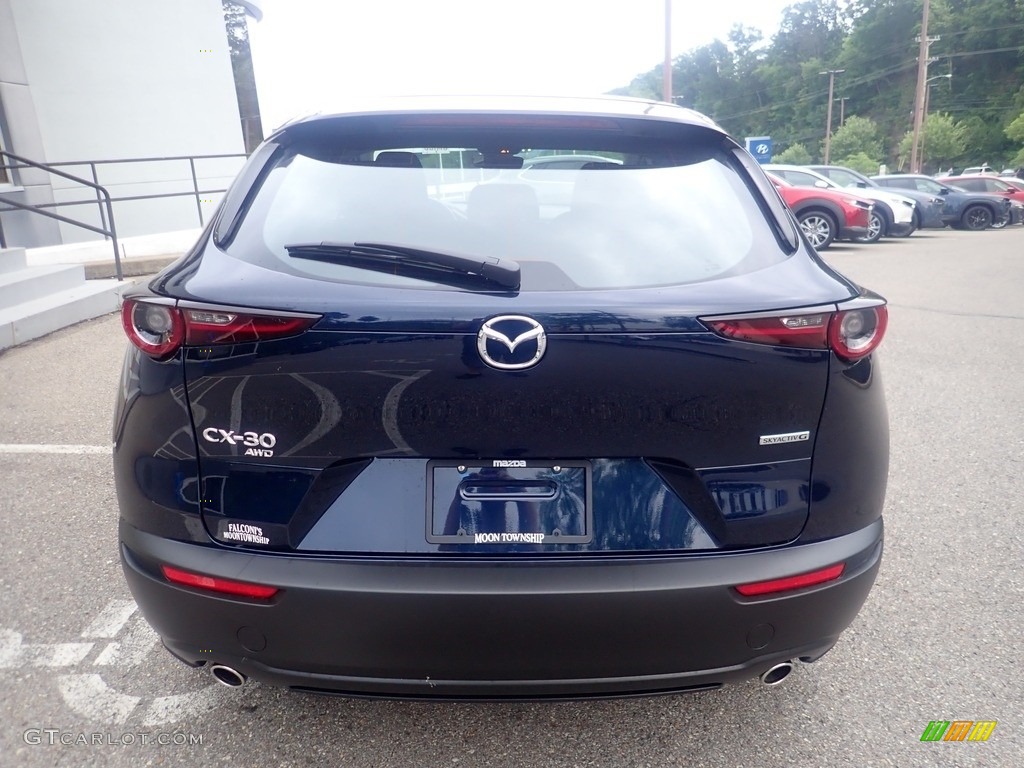 2023 CX-30 S AWD - Deep Crystal Blue Mica / Black photo #3