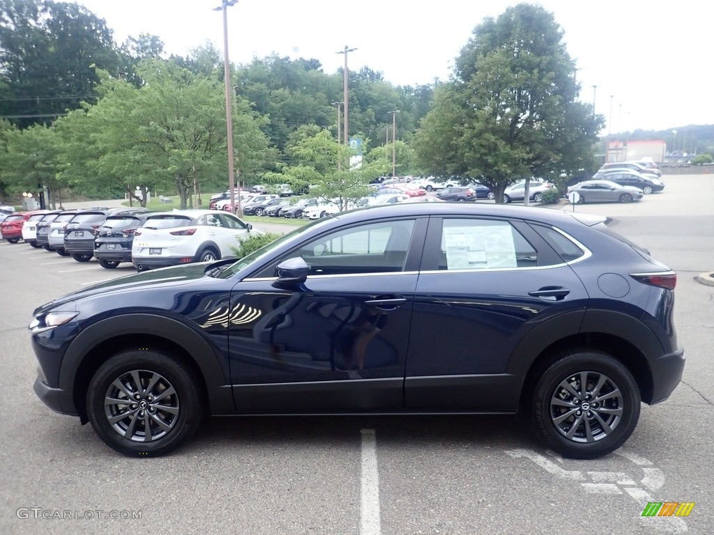 2023 CX-30 S AWD - Deep Crystal Blue Mica / Black photo #6