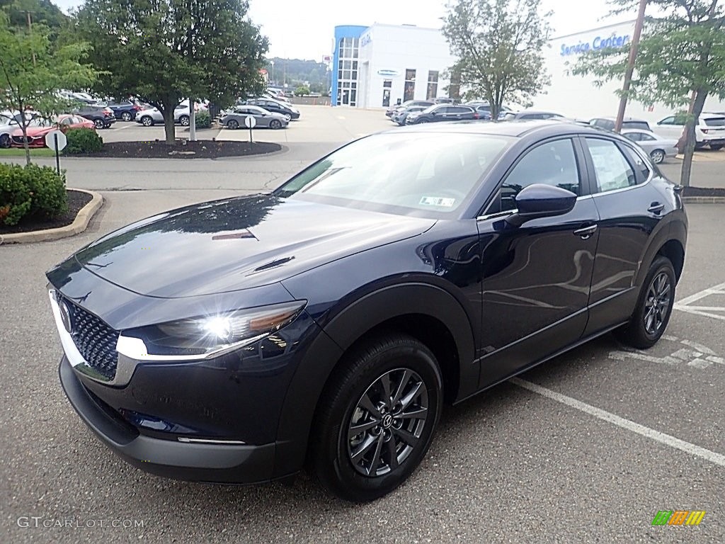 2023 CX-30 S AWD - Deep Crystal Blue Mica / Black photo #7