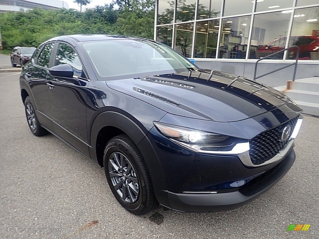 2023 CX-30 S AWD - Deep Crystal Blue Mica / Black photo #9