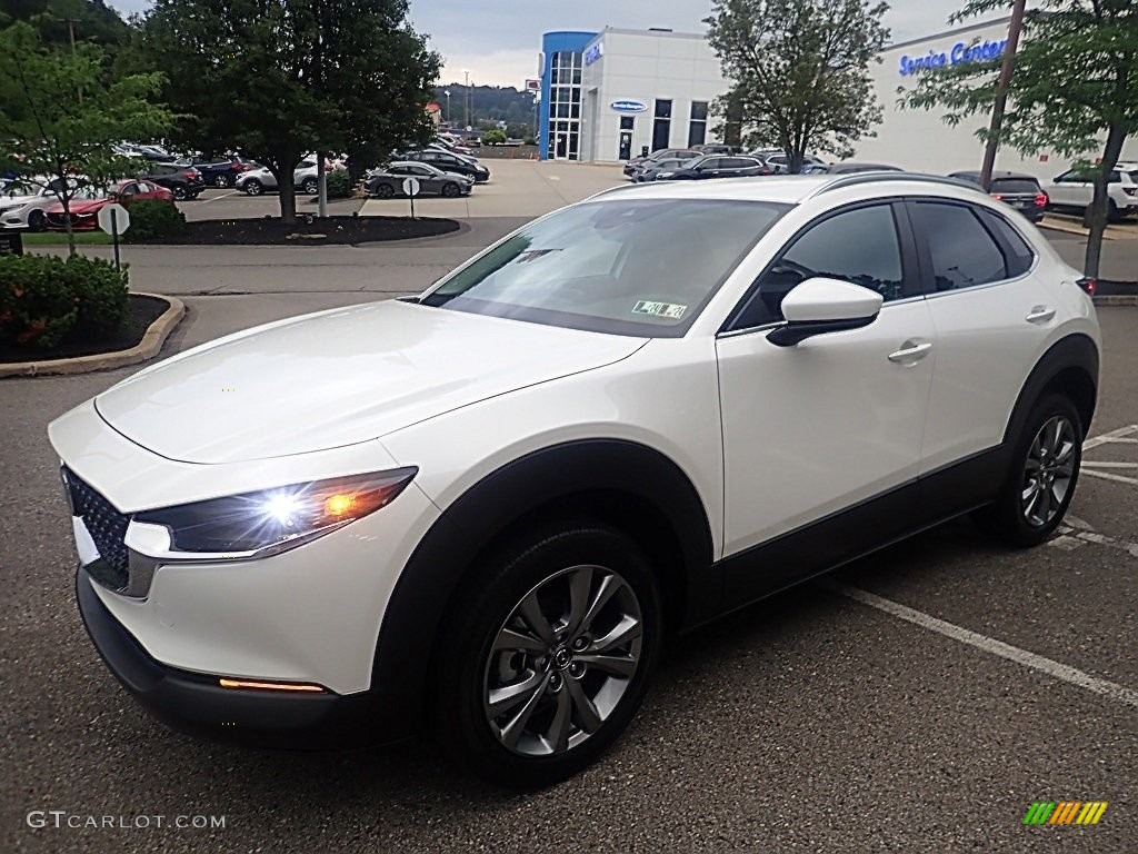 2023 CX-30 S Preferred AWD - Snowflake White Pearl Mica / Black photo #7