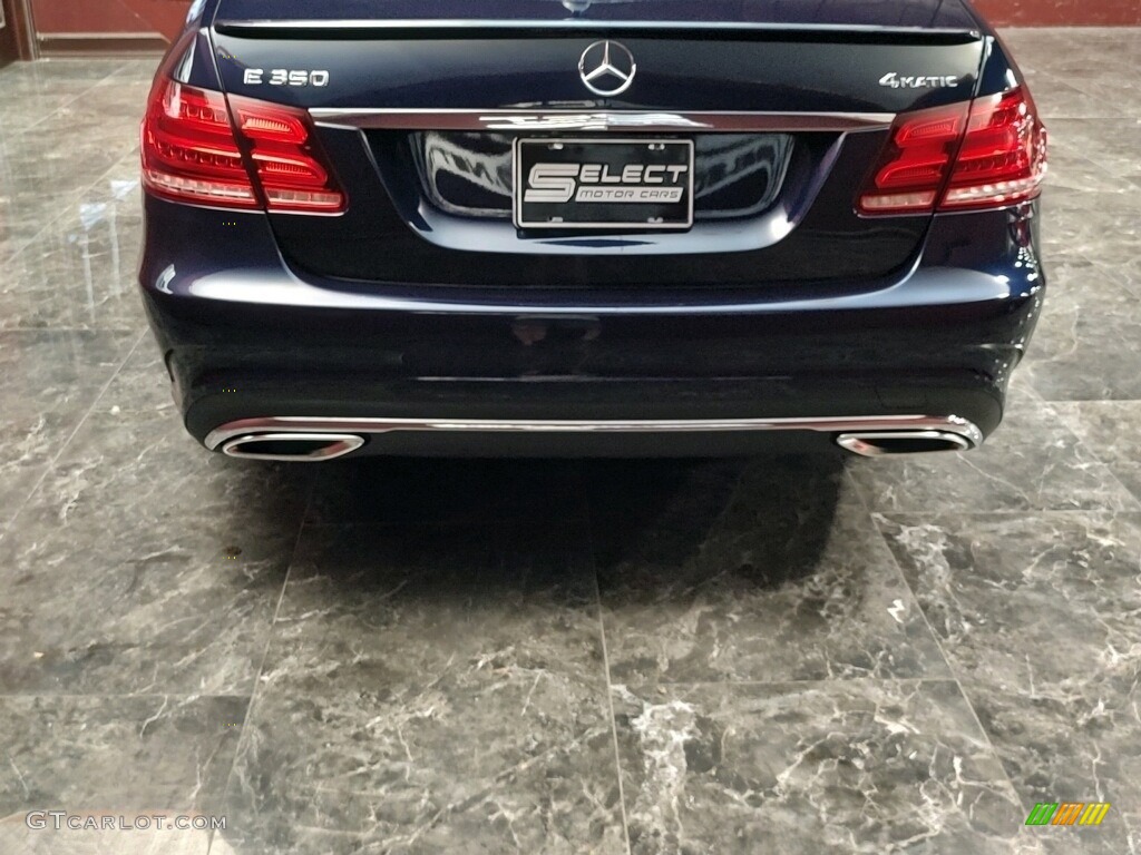 2014 E 350 4Matic Sport Sedan - Lunar Blue Metallic / Silk Beige/Espresso Brown photo #3