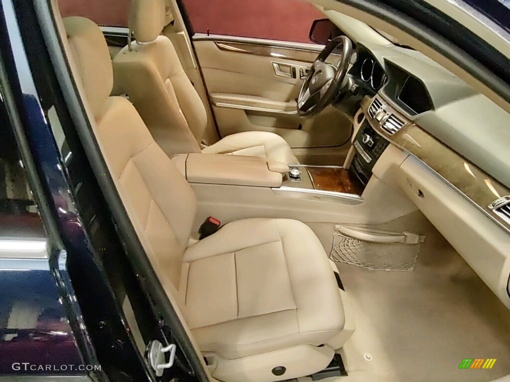 2014 E 350 4Matic Sport Sedan - Lunar Blue Metallic / Silk Beige/Espresso Brown photo #8
