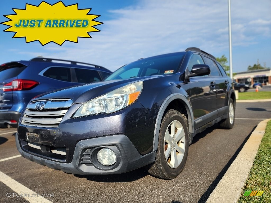 2013 Outback 2.5i Premium - Graphite Gray Metallic / Black photo #2