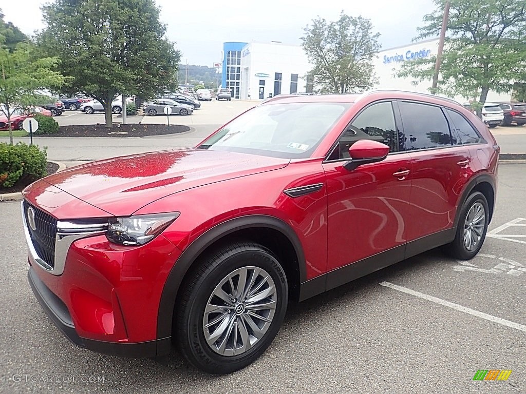 2024 CX-90 Preferred Plus AWD - Soul Red Crystal Metallic / Griege photo #7