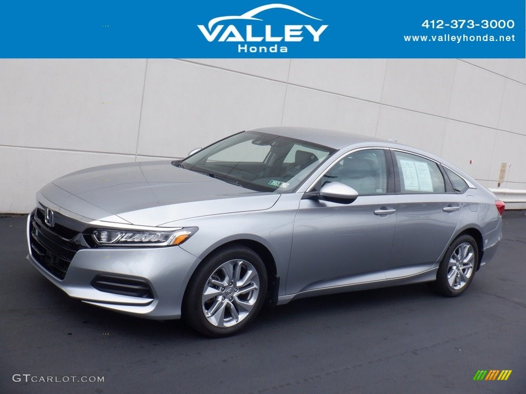 2020 Accord LX Sedan - Lunar Silver Metallic / Black photo #1
