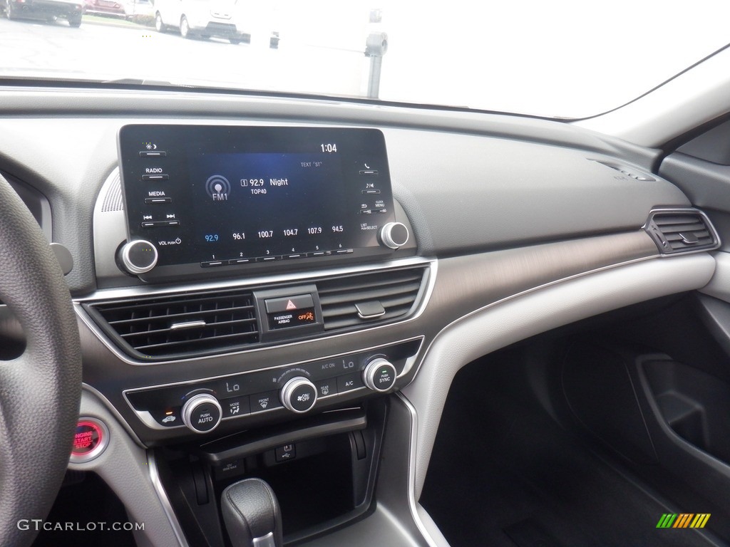 2020 Accord LX Sedan - Lunar Silver Metallic / Black photo #15