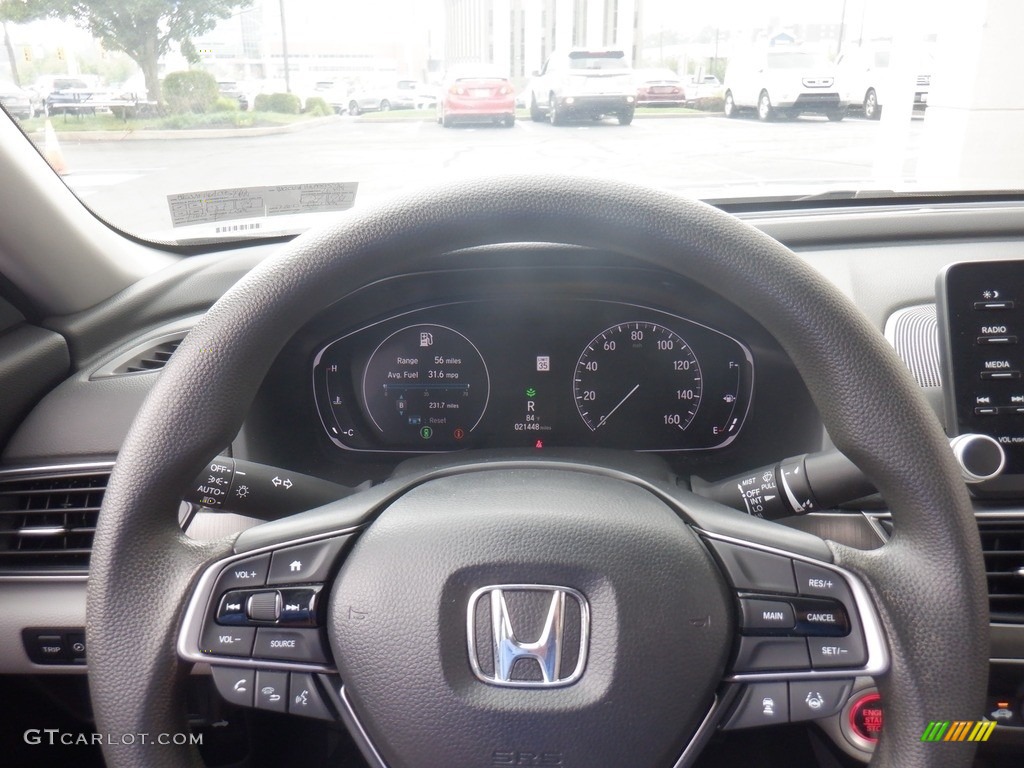 2020 Accord LX Sedan - Lunar Silver Metallic / Black photo #20