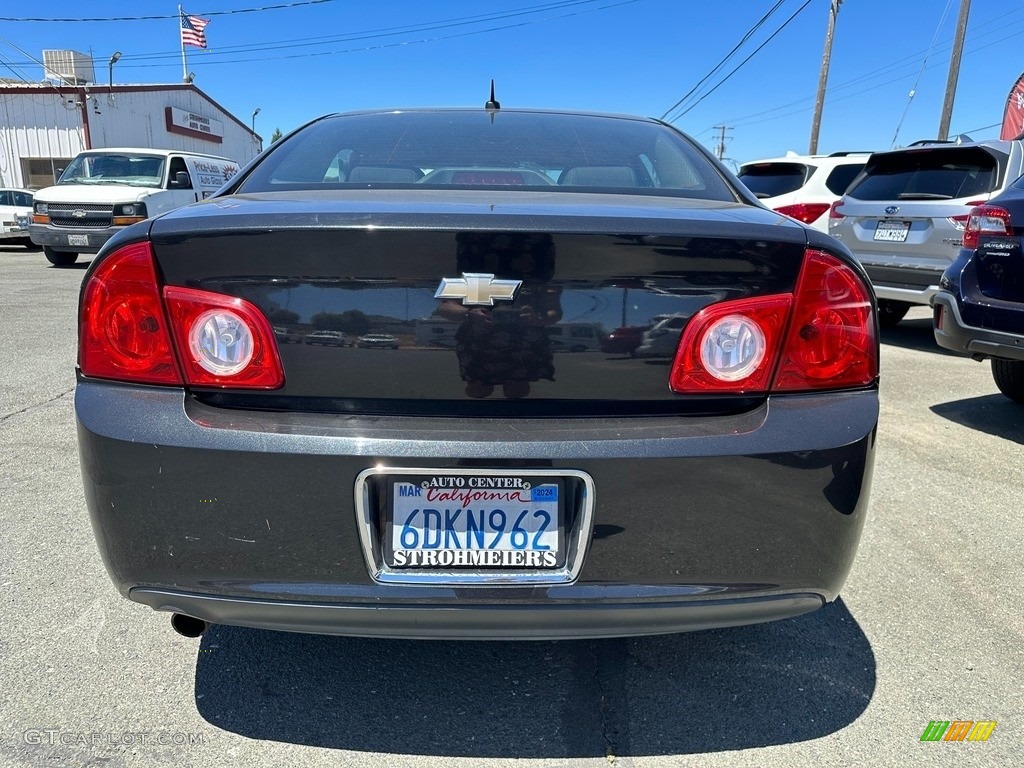 2008 Malibu LT Sedan - Black Granite Metallic / Titanium Gray photo #5