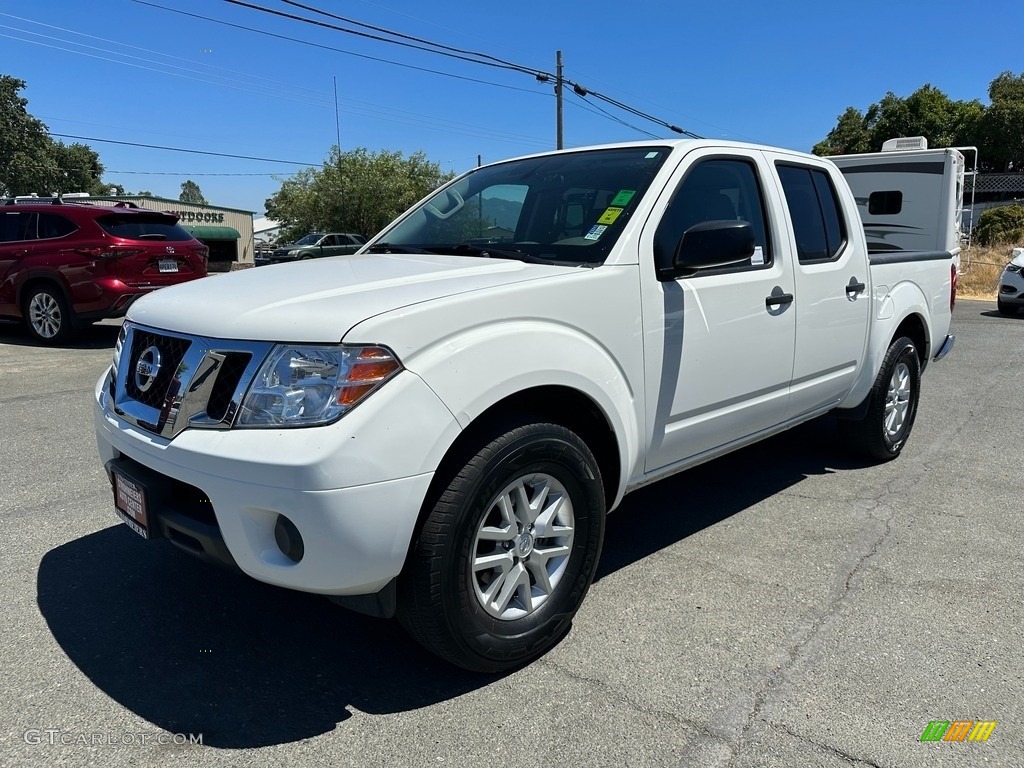 Glacier White 2019 Nissan Frontier SV Crew Cab Exterior Photo #146391347