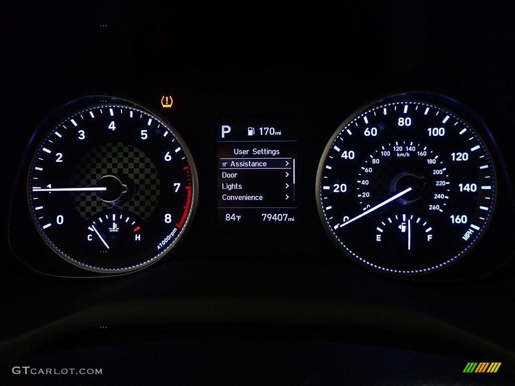 2020 Elantra Limited - Phantom Black / Black photo #23