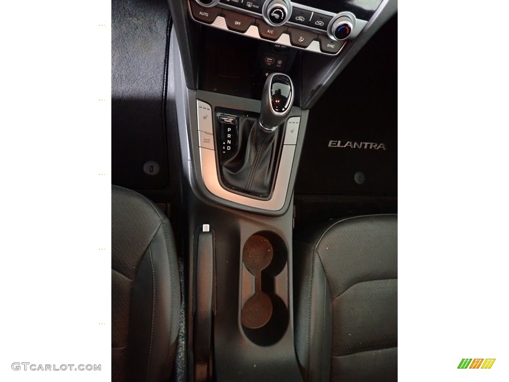 2020 Elantra Limited - Phantom Black / Black photo #27