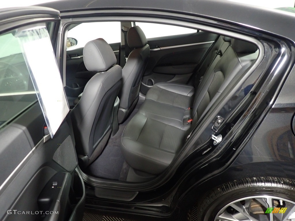 2020 Elantra Limited - Phantom Black / Black photo #30