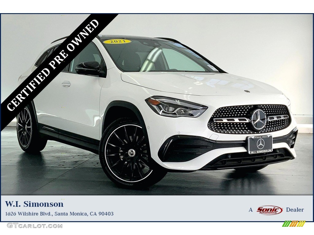 2021 GLA 250 - Polar White / Black photo #1