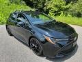 Midnight Black Metallic 2022 Toyota Corolla Hatchback SE Nightshade Edition Exterior