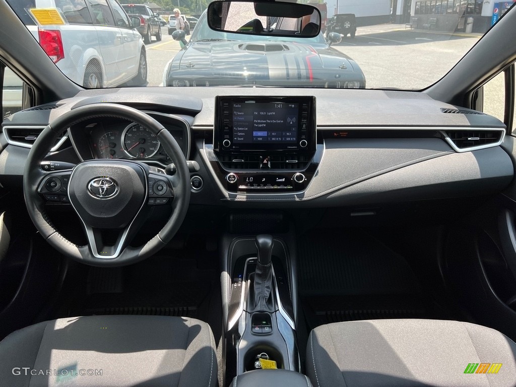2022 Toyota Corolla Hatchback SE Nightshade Edition Black Dashboard Photo #146392250