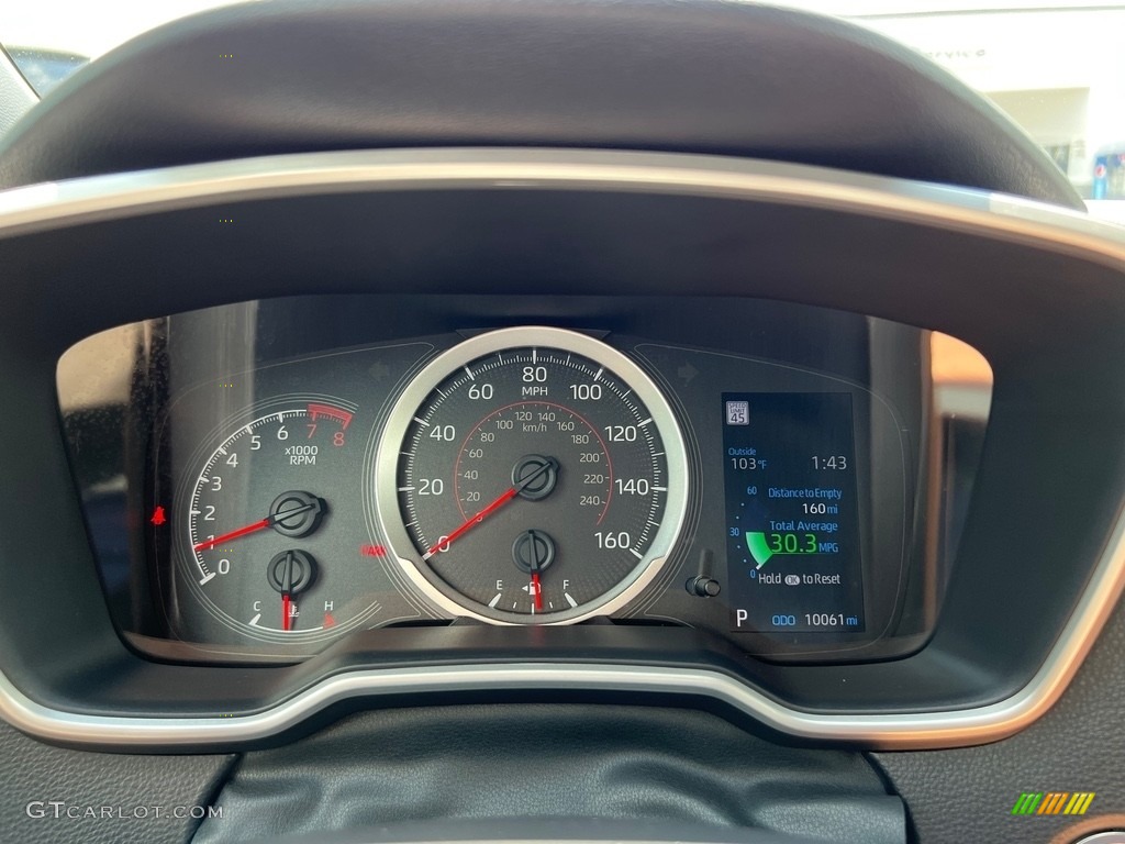 2022 Toyota Corolla Hatchback SE Nightshade Edition Gauges Photo #146392283