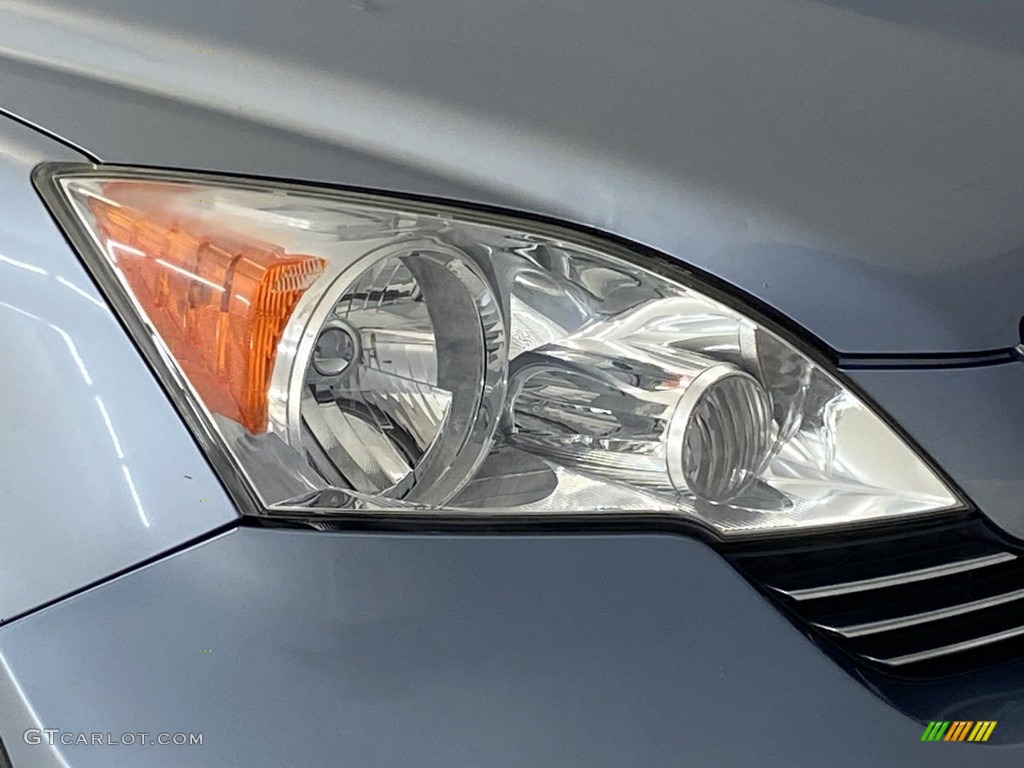 2009 CR-V EX - Glacier Blue Metallic / Gray photo #7