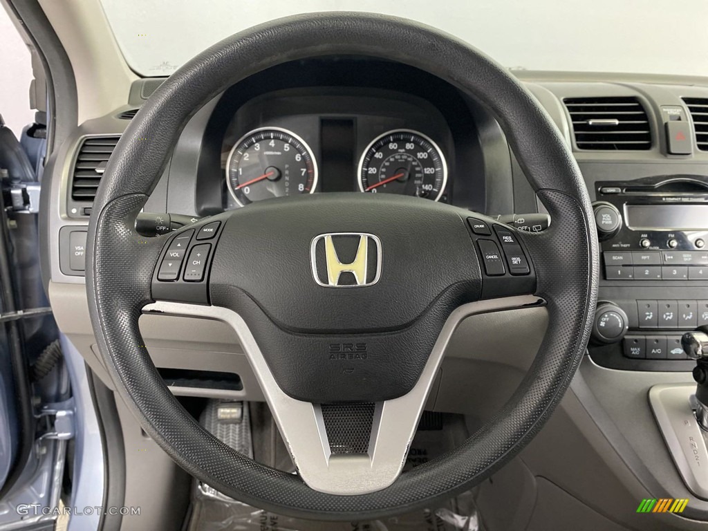 2009 Honda CR-V EX Gray Steering Wheel Photo #146393096