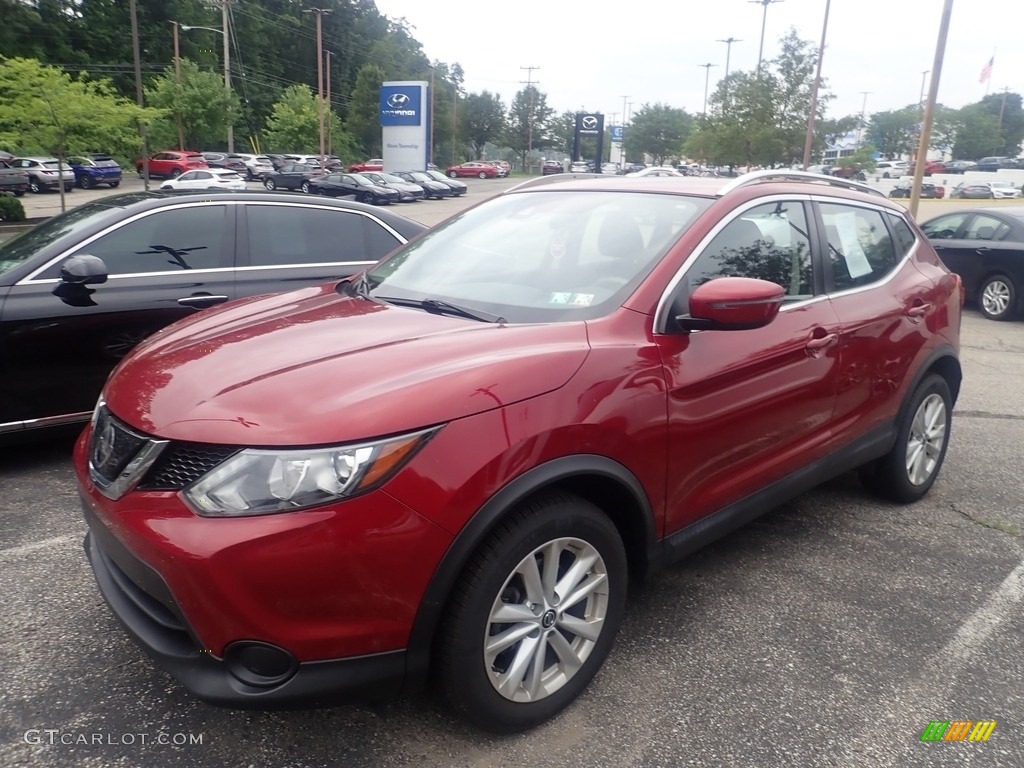 2019 Rogue Sport SV AWD - Scarlet Ember Tintcoat / Charcoal photo #1