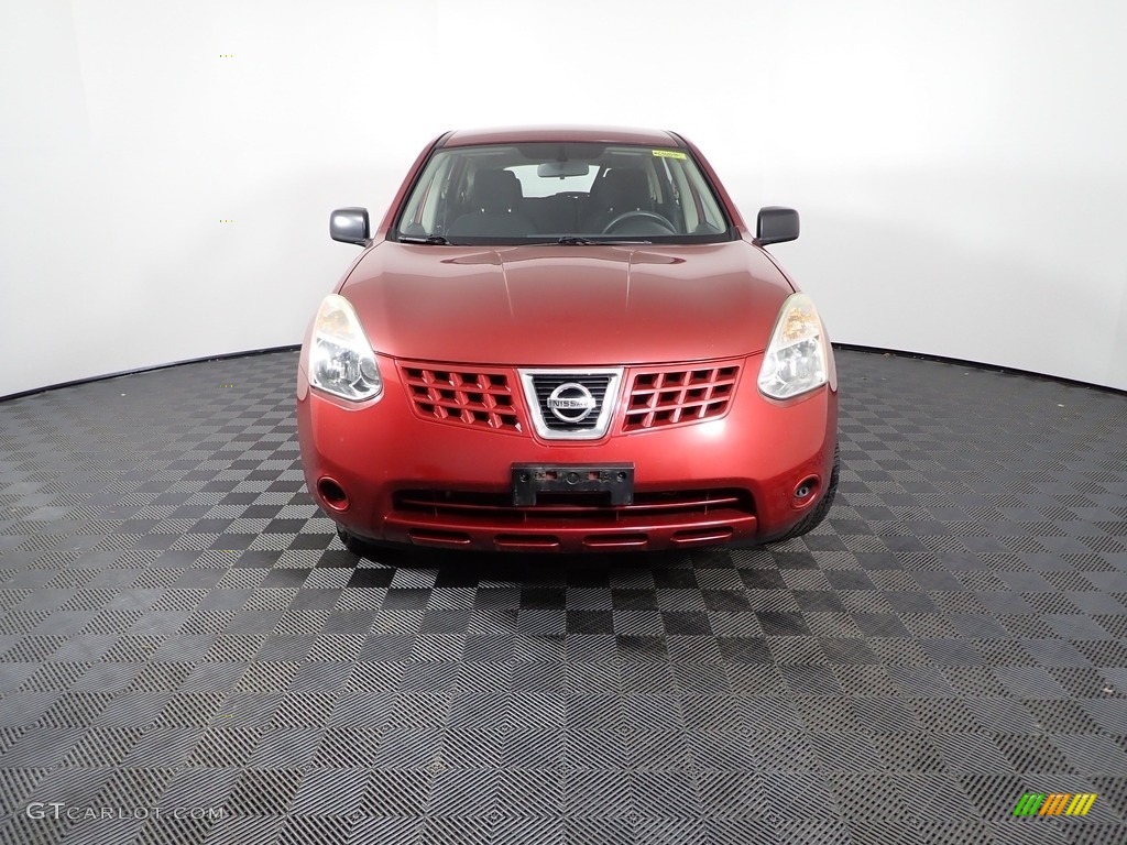 2010 Rogue S AWD - Venom Red / Black photo #3