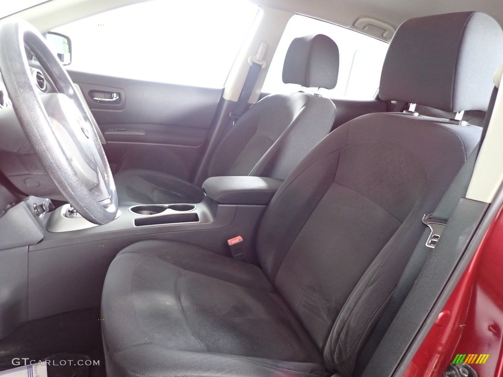 2010 Rogue S AWD - Venom Red / Black photo #11