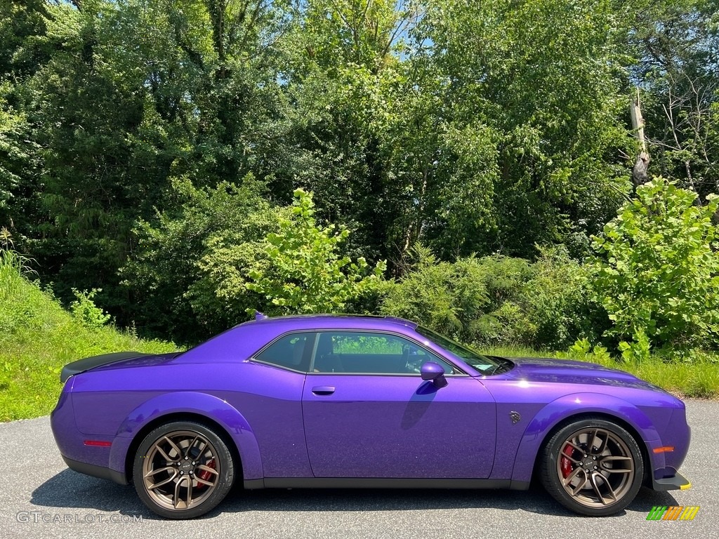 Plum Crazy Pearl 2023 Dodge Challenger SRT Hellcat JailBreak Widebody Exterior Photo #146393847