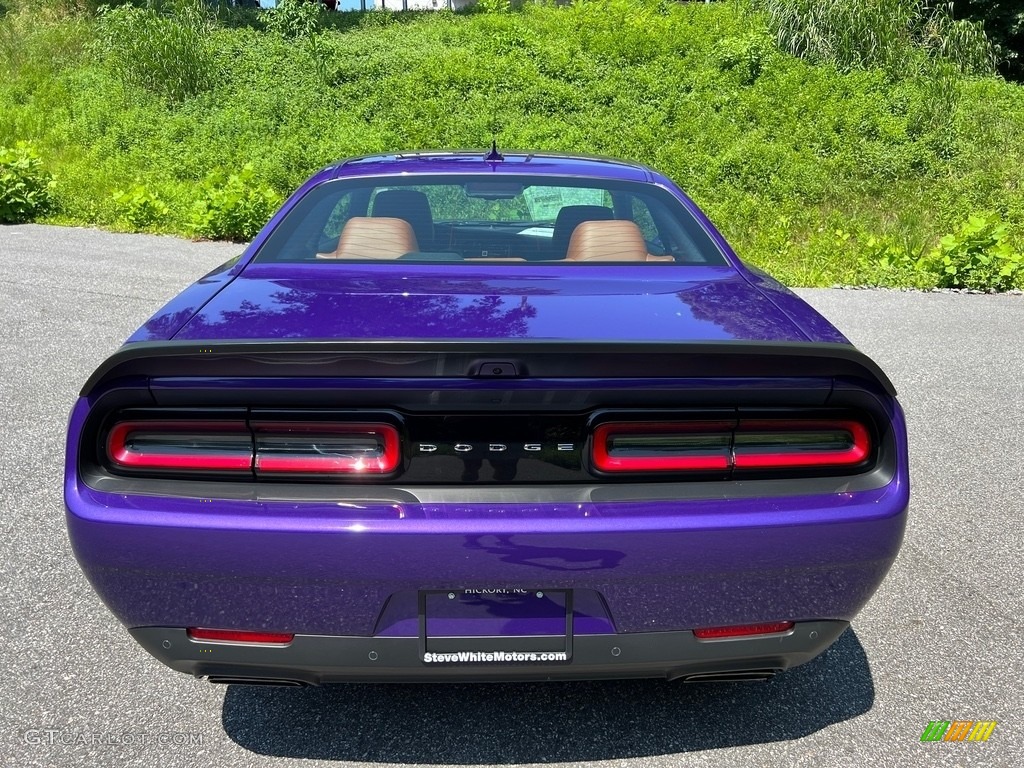 2023 Challenger SRT Hellcat JailBreak Widebody - Plum Crazy Pearl / Sepia/Black photo #7