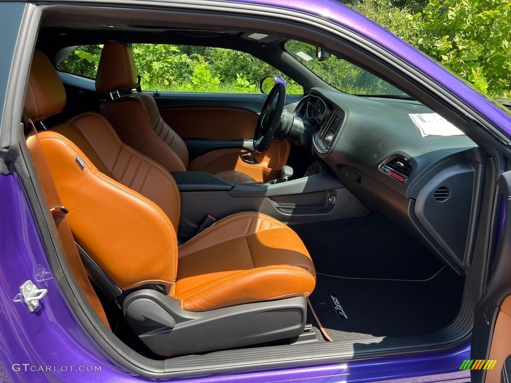2023 Challenger SRT Hellcat JailBreak Widebody - Plum Crazy Pearl / Sepia/Black photo #19