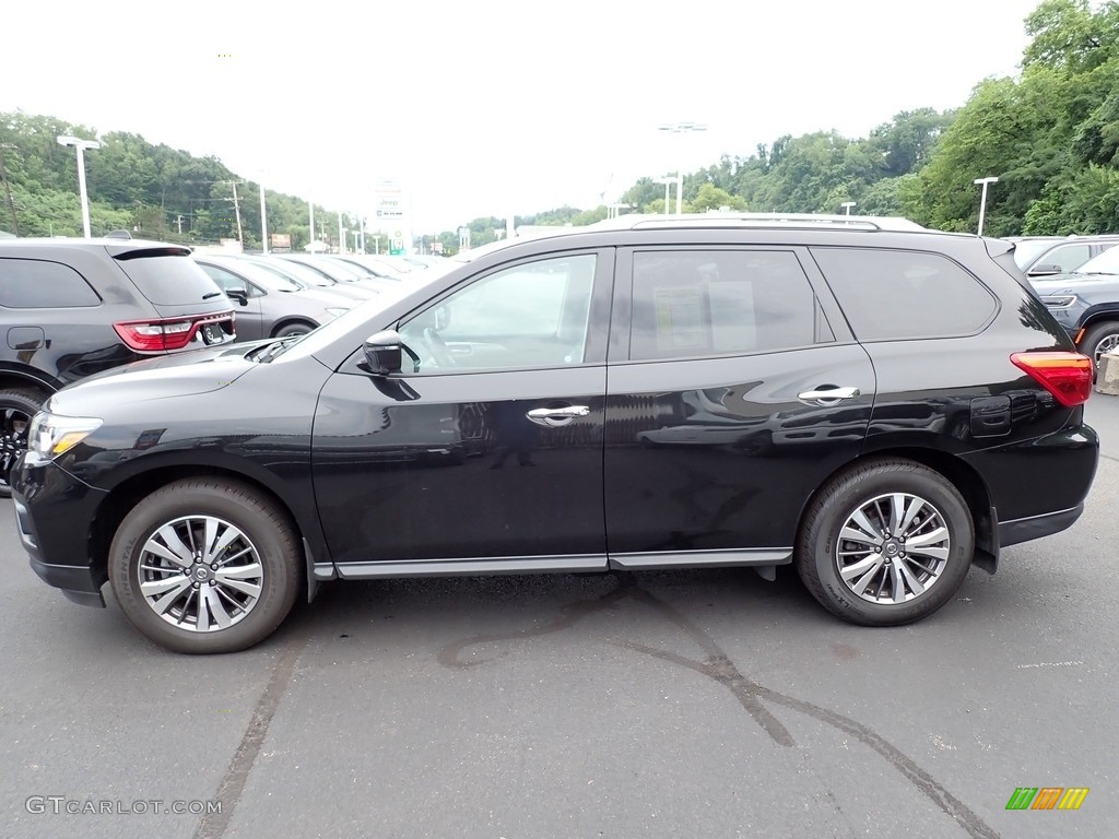 Magnetic Black Pearl 2019 Nissan Pathfinder SL 4x4 Exterior Photo #146394299
