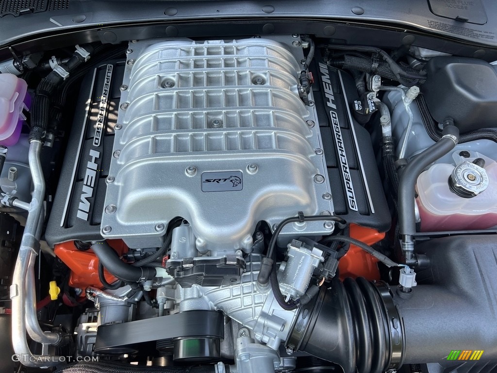 2022 Dodge Charger SRT Hellcat Widebody 6.2 Liter Supercharged HEMI OHV 16-Valve VVT V8 Engine Photo #146394302