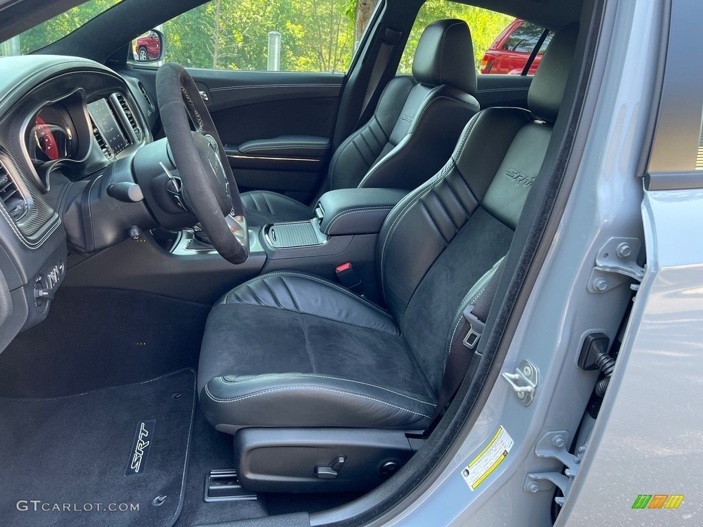 Black Interior 2022 Dodge Charger SRT Hellcat Widebody Photo #146394311