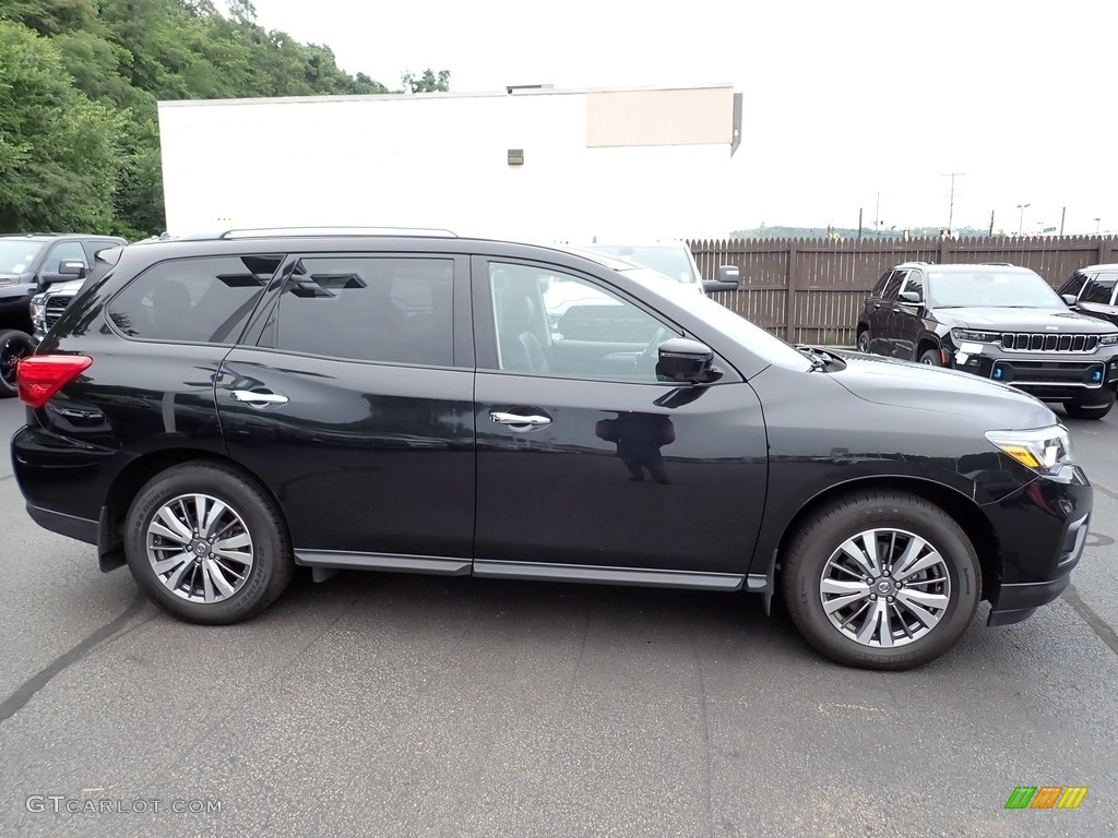 Magnetic Black Pearl 2019 Nissan Pathfinder SL 4x4 Exterior Photo #146394344