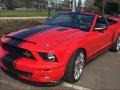 2007 Torch Red Ford Mustang Shelby GT500 Super Snake Convertible  photo #3