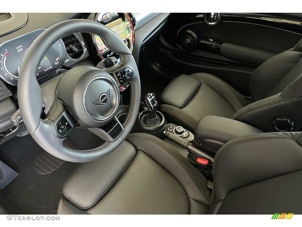 Carbon Black Interior 2023 Mini Hardtop Cooper S 2 Door Photo #146394892