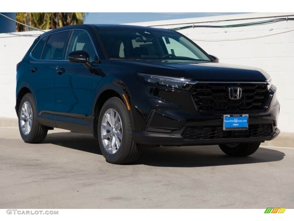 Crystal Black Pearl 2024 Honda CR-V EX-L AWD Exterior Photo #146395475
