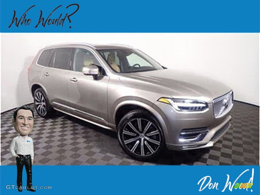 2022 XC90 T6 AWD Inscription - Pebble Gray Metallic / Amber photo #1