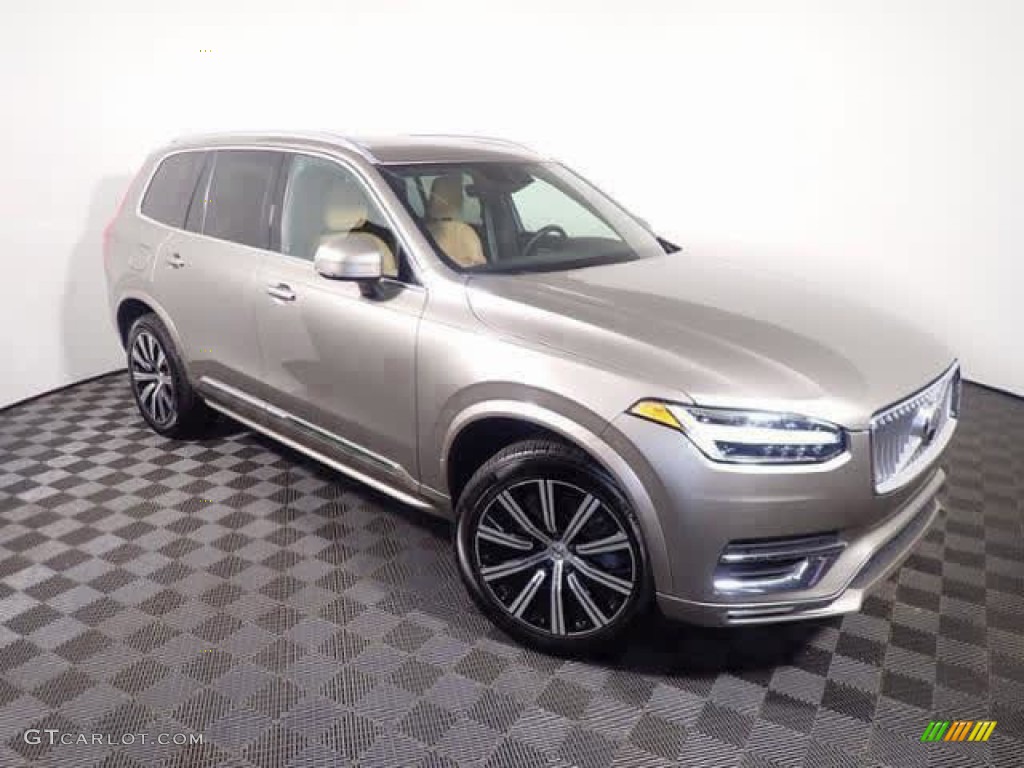 2022 XC90 T6 AWD Inscription - Pebble Gray Metallic / Amber photo #5